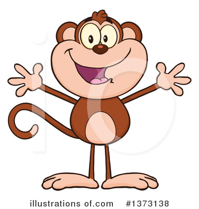 Monkey Clipart #1373138 by Hit Toon
