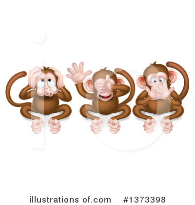 No Evil Clipart #1373398 by AtStockIllustration