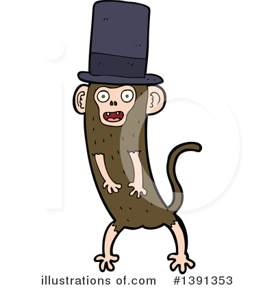 Royalty-Free (RF) Monkey Clipart Illustration by lineartestpilot - Stock Sample #1391353