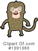 Monkey Clipart #1391360 by lineartestpilot