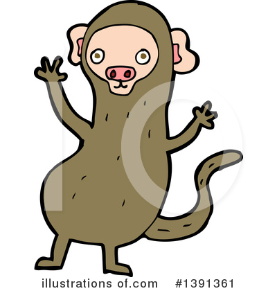 Royalty-Free (RF) Monkey Clipart Illustration by lineartestpilot - Stock Sample #1391361
