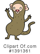 Monkey Clipart #1391361 by lineartestpilot