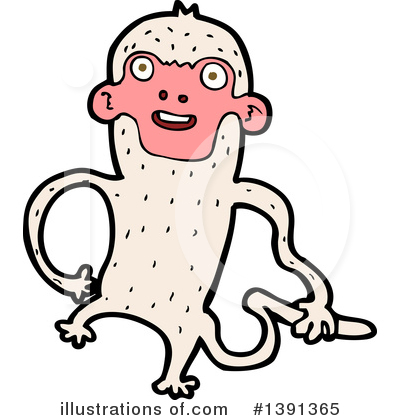 Royalty-Free (RF) Monkey Clipart Illustration by lineartestpilot - Stock Sample #1391365