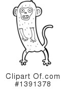 Monkey Clipart #1391378 by lineartestpilot