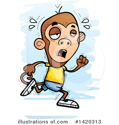 Royalty-Free (RF) Monkey Clipart Illustration by Cory Thoman - Stock Sample #1420313