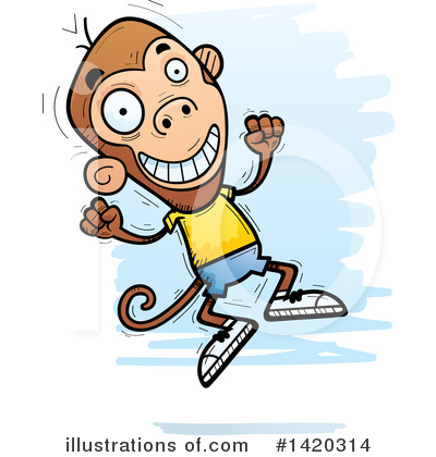 Royalty-Free (RF) Monkey Clipart Illustration by Cory Thoman - Stock Sample #1420314