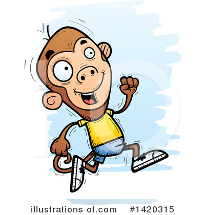 Royalty-Free (RF) Monkey Clipart Illustration by Cory Thoman - Stock Sample #1420315