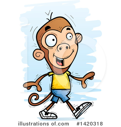 Royalty-Free (RF) Monkey Clipart Illustration by Cory Thoman - Stock Sample #1420318