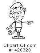 Monkey Clipart #1420320 by Cory Thoman