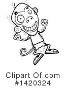 Monkey Clipart #1420324 by Cory Thoman