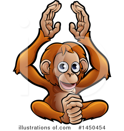 Orangutan Clipart #1450454 by AtStockIllustration