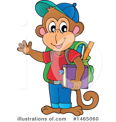 Monkeys Clipart #1465060 by visekart