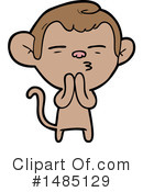 Monkey Clipart #1485129 by lineartestpilot