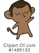 Monkey Clipart #1485133 by lineartestpilot