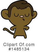 Monkey Clipart #1485134 by lineartestpilot