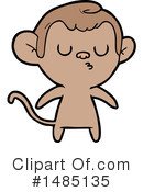 Monkey Clipart #1485135 by lineartestpilot