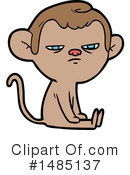 Monkey Clipart #1485137 by lineartestpilot