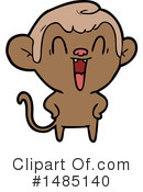 Monkey Clipart #1485140 by lineartestpilot