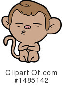 Monkey Clipart #1485142 by lineartestpilot