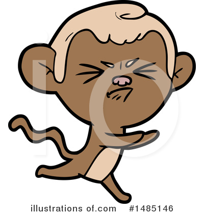 Royalty-Free (RF) Monkey Clipart Illustration by lineartestpilot - Stock Sample #1485146