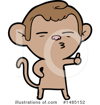 Royalty-Free (RF) Monkey Clipart Illustration by lineartestpilot - Stock Sample #1485152