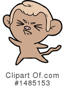 Monkey Clipart #1485153 by lineartestpilot