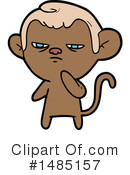 Monkey Clipart #1485157 by lineartestpilot