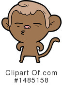 Monkey Clipart #1485158 by lineartestpilot