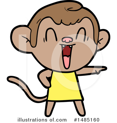 Royalty-Free (RF) Monkey Clipart Illustration by lineartestpilot - Stock Sample #1485160