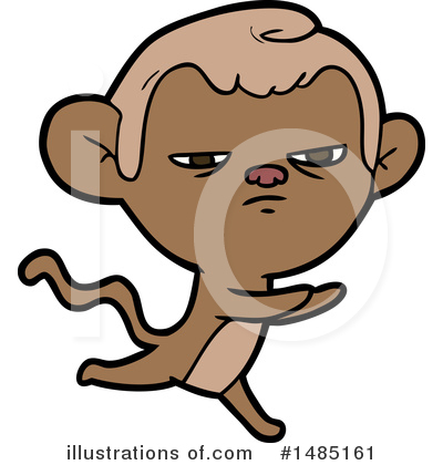 Royalty-Free (RF) Monkey Clipart Illustration by lineartestpilot - Stock Sample #1485161