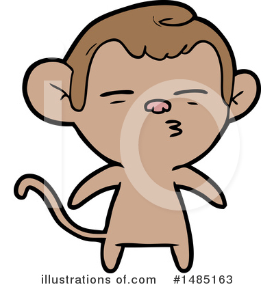 Royalty-Free (RF) Monkey Clipart Illustration by lineartestpilot - Stock Sample #1485163