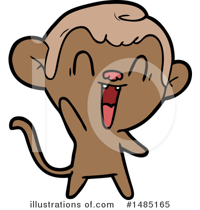 Royalty-Free (RF) Monkey Clipart Illustration by lineartestpilot - Stock Sample #1485165