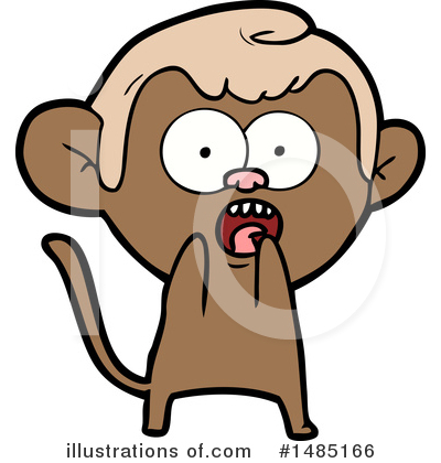 Royalty-Free (RF) Monkey Clipart Illustration by lineartestpilot - Stock Sample #1485166