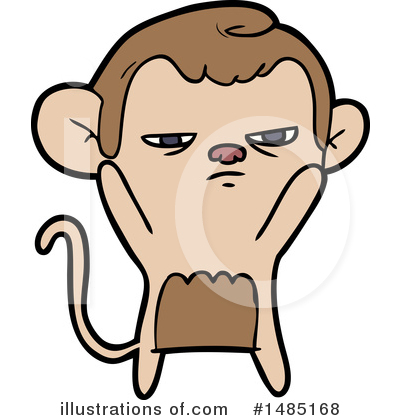 Royalty-Free (RF) Monkey Clipart Illustration by lineartestpilot - Stock Sample #1485168