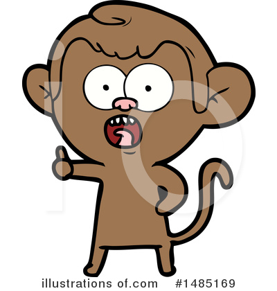 Royalty-Free (RF) Monkey Clipart Illustration by lineartestpilot - Stock Sample #1485169