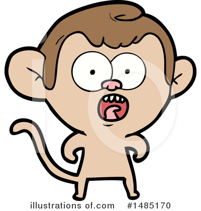 Royalty-Free (RF) Monkey Clipart Illustration by lineartestpilot - Stock Sample #1485170