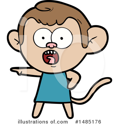 Royalty-Free (RF) Monkey Clipart Illustration by lineartestpilot - Stock Sample #1485176