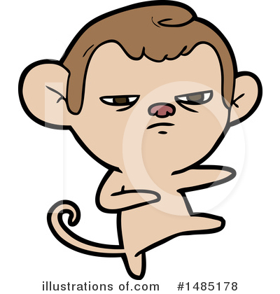 Royalty-Free (RF) Monkey Clipart Illustration by lineartestpilot - Stock Sample #1485178