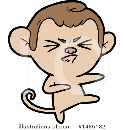 Royalty-Free (RF) Monkey Clipart Illustration by lineartestpilot - Stock Sample #1485182