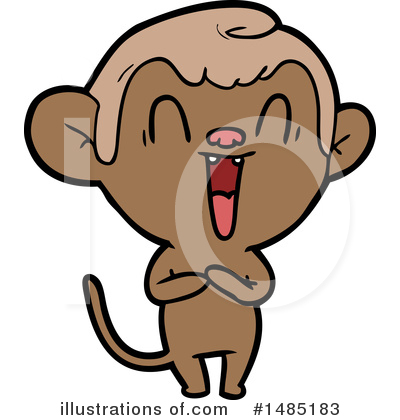 Royalty-Free (RF) Monkey Clipart Illustration by lineartestpilot - Stock Sample #1485183