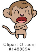 Monkey Clipart #1488394 by lineartestpilot