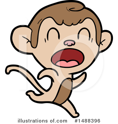 Royalty-Free (RF) Monkey Clipart Illustration by lineartestpilot - Stock Sample #1488396