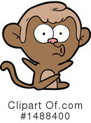 Monkey Clipart #1488400 by lineartestpilot