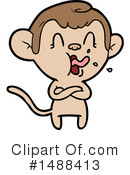 Monkey Clipart #1488413 by lineartestpilot