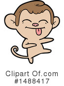 Monkey Clipart #1488417 by lineartestpilot