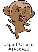 Monkey Clipart #1488420 by lineartestpilot