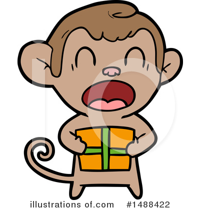 Royalty-Free (RF) Monkey Clipart Illustration by lineartestpilot - Stock Sample #1488422