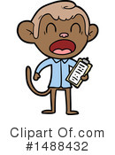 Monkey Clipart #1488432 by lineartestpilot