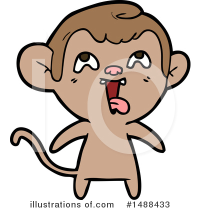 Royalty-Free (RF) Monkey Clipart Illustration by lineartestpilot - Stock Sample #1488433