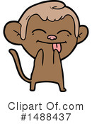 Monkey Clipart #1488437 by lineartestpilot